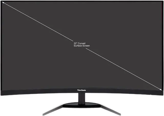 Alt view image 8 of 16 - ViewSonic VX3268-2KPC-MHD 32 Inch 1440p QHD Curved 144Hz 1ms Gaming Monitor with FreeSync Premium Eye Care HDMI and DP