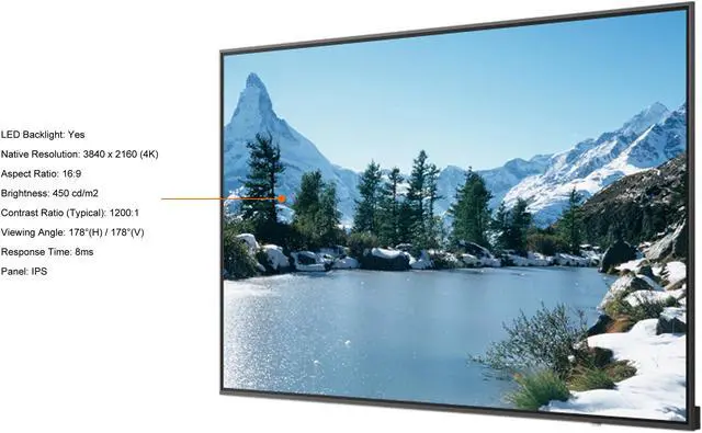 Alt view image 3 of 3 - ViewSonic CDE8620-W Black 86" 8ms 3840 x 2160 (4K) Display, 3840 x 2160 Resolution, 450 cd/m2 Brightness, 24/7 1200:1 Built-in Speaker
