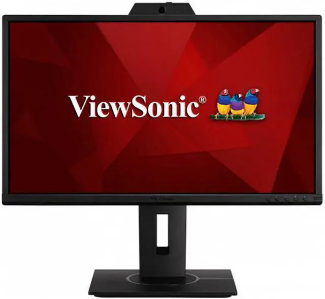Alt view image 8 of 18 - ViewSonic VG2440V 24 Inch 1080p IPS Video Conferencing Monitor with Integrated 2MP Camera, Microphone, Speakers, Eye Care, Ergonomic Design, HDMI DisplayPort VGA Inputs for Home and Office