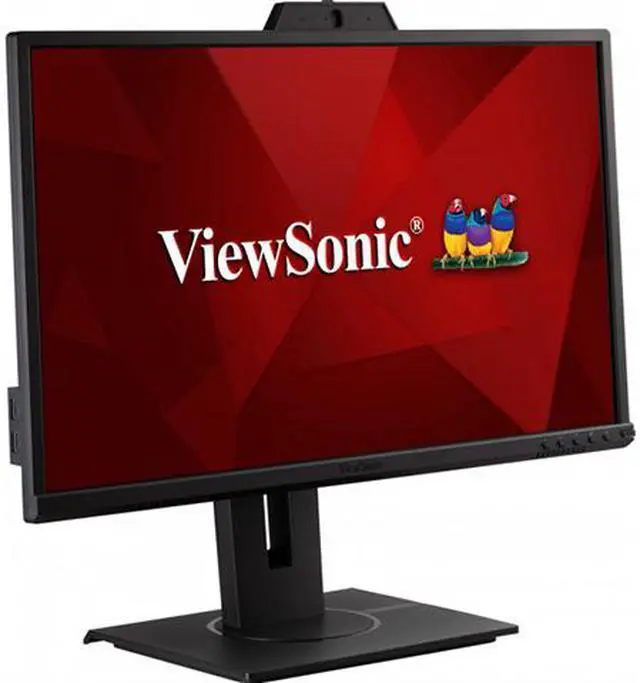 Alt view image 11 of 18 - ViewSonic VG2440V 24 Inch 1080p IPS Video Conferencing Monitor with Integrated 2MP Camera, Microphone, Speakers, Eye Care, Ergonomic Design, HDMI DisplayPort VGA Inputs for Home and Office