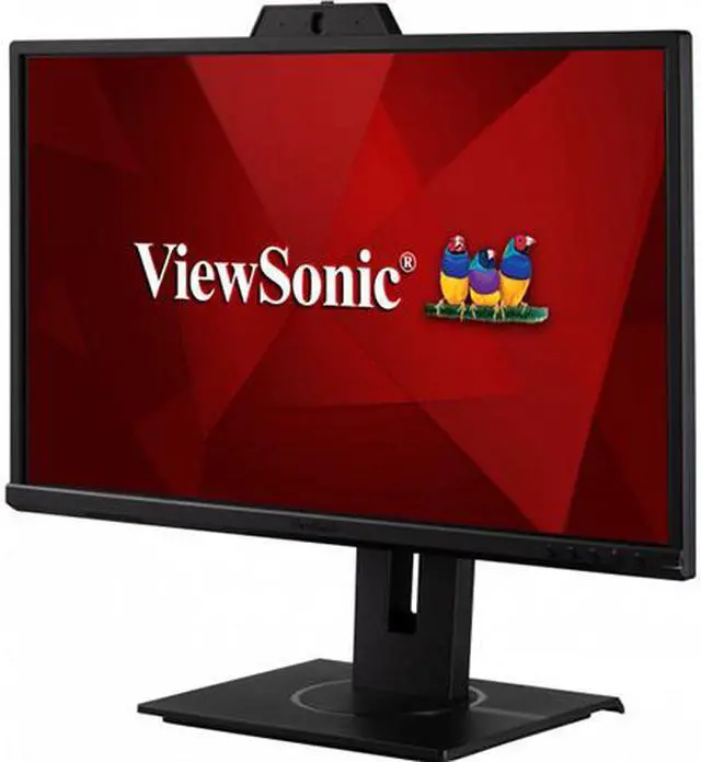Alt view image 13 of 18 - ViewSonic VG2440V 24 Inch 1080p IPS Video Conferencing Monitor with Integrated 2MP Camera, Microphone, Speakers, Eye Care, Ergonomic Design, HDMI DisplayPort VGA Inputs for Home and Office