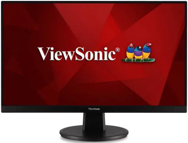 Alt view image 8 of 19 - ViewSonic VA2447-MH 24 Inch Full HD 1080p Monitor with Ultra-Thin Bezel, Adaptive Sync, 75Hz, Eye Care, and HDMI, VGA Inputs for Home and Office