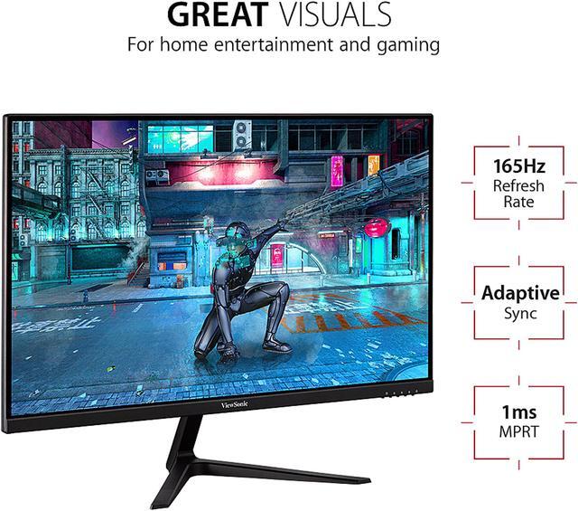 Alt view image 5 of 15 - ViewSonic VX2718-P-MHD 27 Inch Frameless Full HD 1080p 165Hz 1ms Gaming Monitor with Adaptive-Sync Eye Care HDMI and Display Port