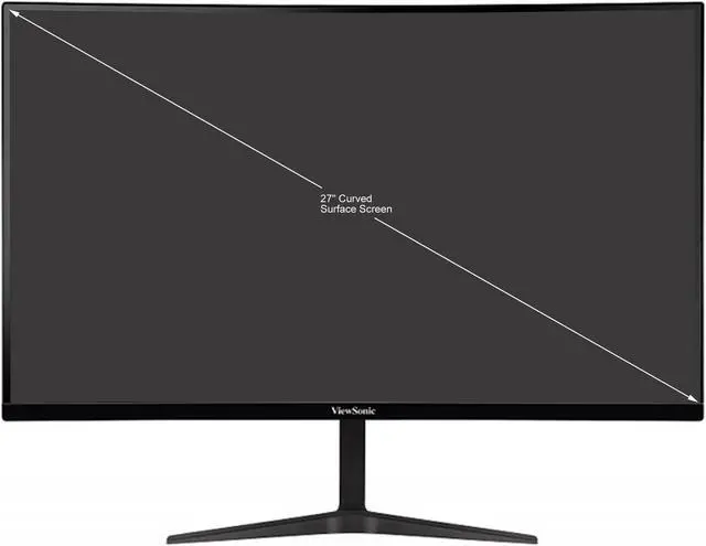 Alt view image 10 of 15 - ViewSonic VX2718-PC-MHD 27 Inch Full HD 1080p 165Hz 1ms Curved Gaming Monitor with Adaptive-Sync Eye Care Frameless HDMI and Display Port
