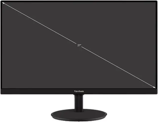Alt view image 10 of 19 - ViewSonic VA2747-MHJ 27 Inch Full HD 1080p Monitor with Advanced Ergonomics, Ultra-Thin Bezel, Adaptive Sync, 75 Hz, Eye Care, HDMI, VGA Inputs for Home and Office