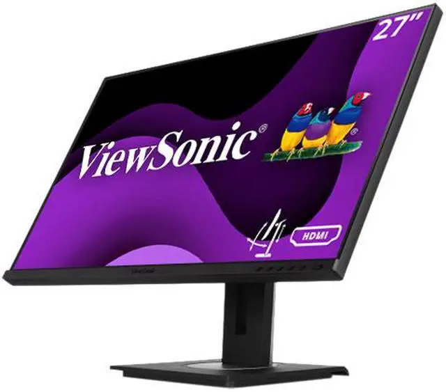 Alt view image 2 of 15 - ViewSonic VG2748A 27 Inch IPS 1080p Ergonomic Monitor with Ultra-Thin Bezels, HDMI, DisplayPort, USB, VGA, and 40 Degree Tilt for Home and Office