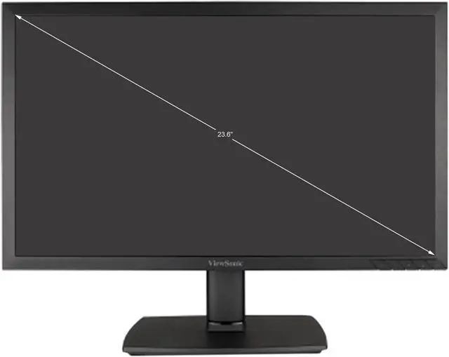 Alt view image 2 of 4 - ViewSonic 24" (23.6" Viewable) 75 Hz FHD Monitor 5 ms D-Sub, DVI VA2451M-LED