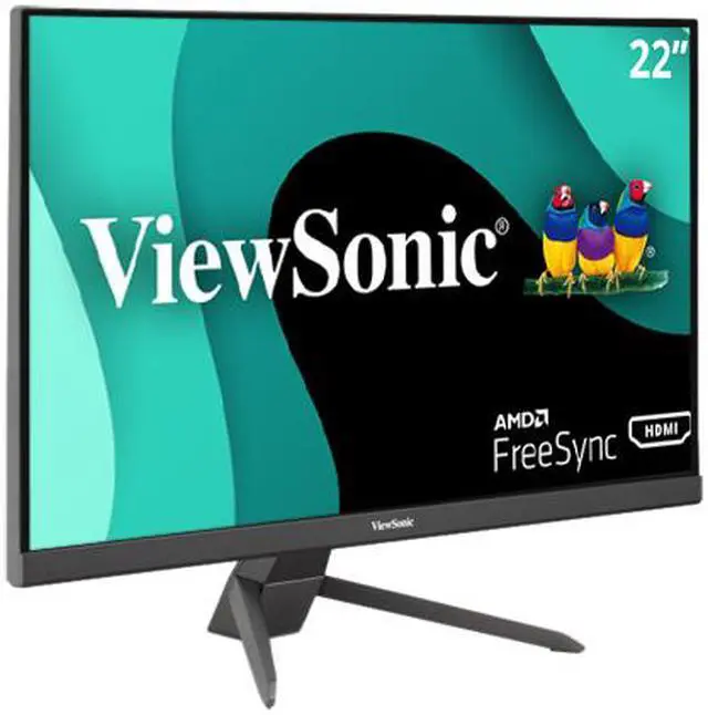 Alt view image 3 of 16 - ViewSonic VX2267-MHD 22 Inch 1080p Gaming Monitor with 75Hz, 1ms, Ultra-Thin Bezels, FreeSync, Eye Care, HDMI, VGA, and DP