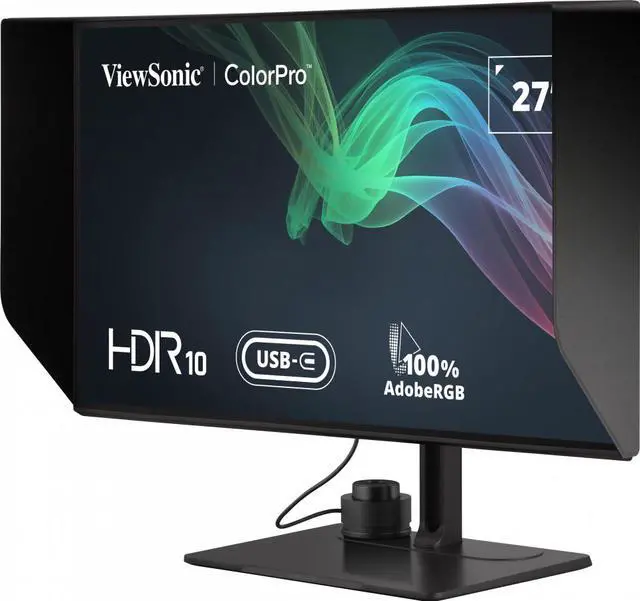 Alt view image 9 of 20 - ViewSonic VP2786-4K 27 Inch Premium IPS 4K USB C Monitor with Integrated Color Wheel, 100% sRGB, 98% DCI-P3, Pantone Validated, 90W Charging, HDMI, DisplayPort for Professional Home and Office