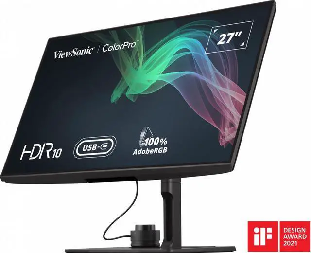 Alt view image 11 of 20 - ViewSonic VP2786-4K 27 Inch Premium IPS 4K USB C Monitor with Integrated Color Wheel, 100% sRGB, 98% DCI-P3, Pantone Validated, 90W Charging, HDMI, DisplayPort for Professional Home and Office