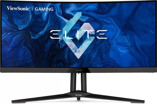 ViewSonic ELITE XG340C-2K 34 Inch 1440p Ultra-Wide QHD Curved Gaming Monitor  with 1ms, 180Hz, AMD FreeSync Premium Pro, HDR 400, HDMI 2.1, DisplayPort,  and USB C for Esports 