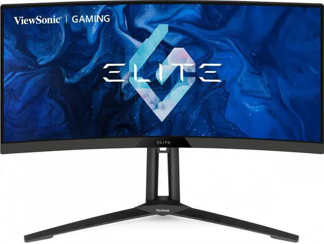 Alt view image 2 of 10 - ViewSonic ELITE XG340C-2K 34 Inch 1440p Ultra-Wide QHD Curved Gaming Monitor with 1ms, 180Hz, AMD FreeSync Premium Pro, HDR 400, HDMI 2.1, DisplayPort, and USB C for Esports