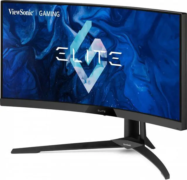 Alt view image 5 of 10 - ViewSonic ELITE XG340C-2K 34 Inch 1440p Ultra-Wide QHD Curved Gaming Monitor with 1ms, 180Hz, AMD FreeSync Premium Pro, HDR 400, HDMI 2.1, DisplayPort, and USB C for Esports