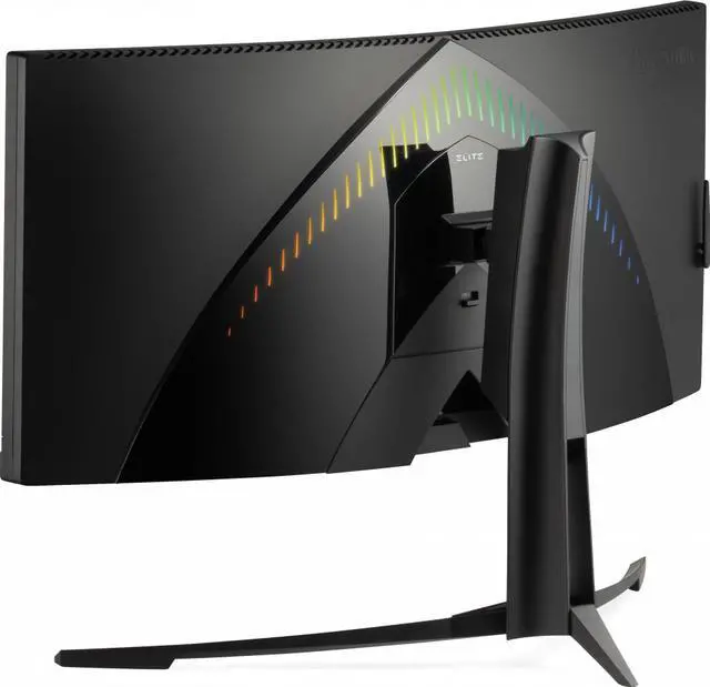 Alt view image 9 of 10 - ViewSonic ELITE XG340C-2K 34 Inch 1440p Ultra-Wide QHD Curved Gaming Monitor with 1ms, 180Hz, AMD FreeSync Premium Pro, HDR 400, HDMI 2.1, DisplayPort, and USB C for Esports