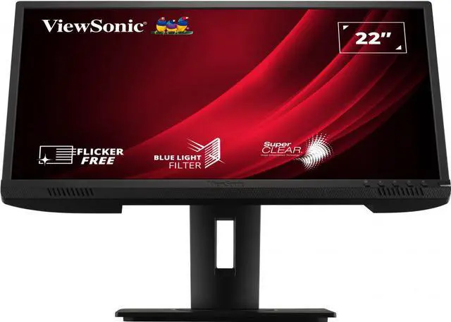 Alt view image 6 of 15 - ViewSonic 22" 60 Hz VA monitors 5 ms VGA:	1 USB 3.2 Type A Down Stream:	4 USB 3.2 Type B Up Stream:	1 3.5mm Audio In:	1 3.5mm Audio Out:	1 HDMI 1.4:	1 DisplayPort:	1 Power in:	3-pin Socket (IEC C14 / CEE22) VG2240