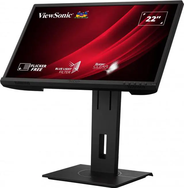 Alt view image 4 of 15 - ViewSonic 22" 60 Hz VA monitors 5 ms VGA:	1 USB 3.2 Type A Down Stream:	4 USB 3.2 Type B Up Stream:	1 3.5mm Audio In:	1 3.5mm Audio Out:	1 HDMI 1.4:	1 DisplayPort:	1 Power in:	3-pin Socket (IEC C14 / CEE22) VG2240