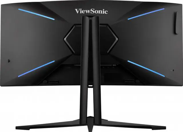 Alt view image 8 of 9 - ViewSonic 34" 200 Hz VA UWQHD (UltraWide QHD) monitors FreeSync Premium Pro DCI-P3: 97% coverage (Typ) NTSC: 99% size (Typ) sRGB: 140% size / 99% coverage (Typ) USB 3.2 Type A Down Stream:	3 USB 3.2 Type B Up Stream:	1 USB 3.2 Type C Up Str