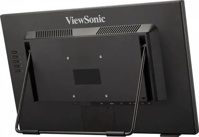 Alt view image 5 of 11 - ViewSonic TD2465 24" (23.8" Actual viewable size) Projected Capacitive Touchscreen Monitor 250 cd/m2 3000:1 Built-in Speakers
