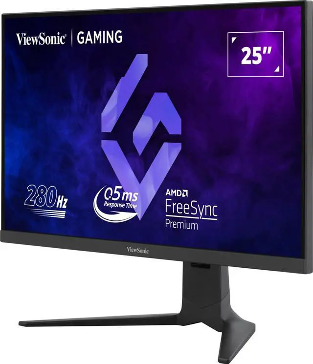 Alt view image 9 of 19 - ViewSonic XG2536 25” FHD IPS 280HZ Gaming Monitor with HDMI, DisplayPort, and USB-C