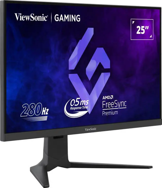 Alt view image 11 of 19 - ViewSonic XG2536 25” FHD IPS 280HZ Gaming Monitor with HDMI, DisplayPort, and USB-C