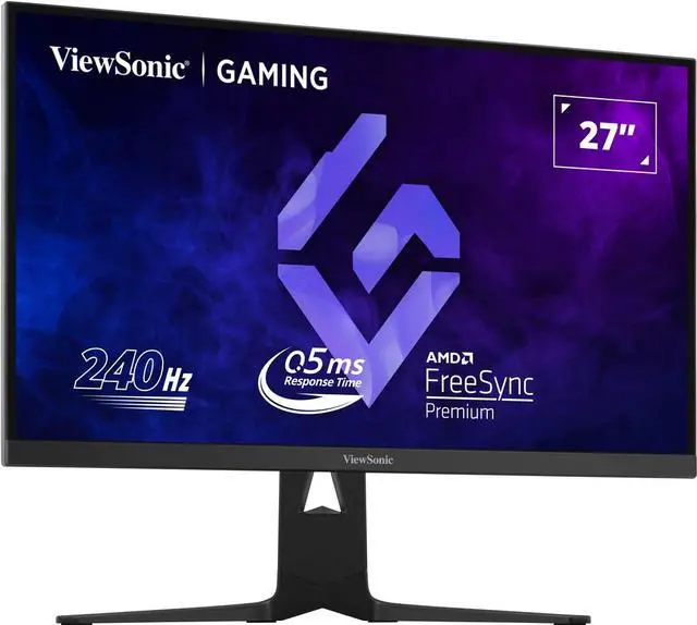 Main image of ViewSonic 27" 240Hz QHD 2560 x 1440 IPS Gaming Monitor with HDMI, DisplayPort, and USB-C