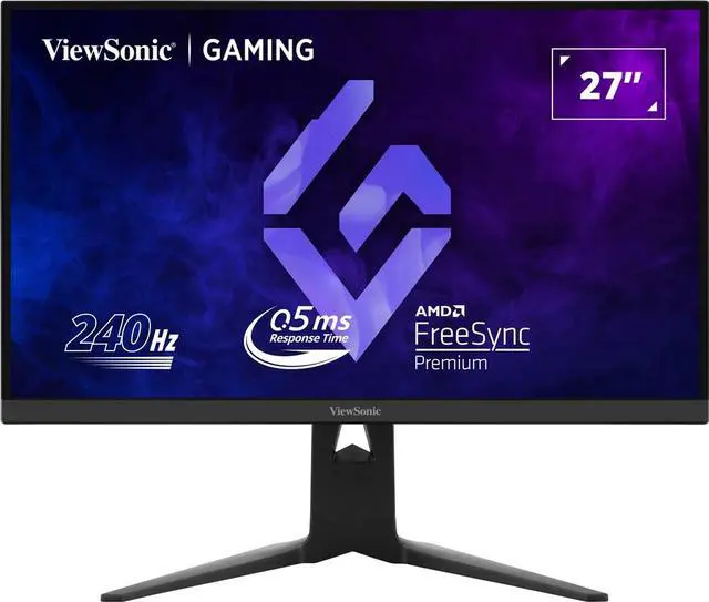 Alt view image 4 of 16 - ViewSonic 27" 240Hz QHD 2560 x 1440 IPS Gaming Monitor with HDMI, DisplayPort, and USB-C