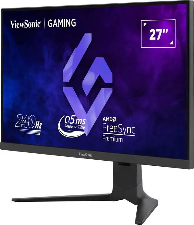 Alt view image 11 of 16 - ViewSonic 27" 240Hz QHD 2560 x 1440 IPS Gaming Monitor with HDMI, DisplayPort, and USB-C