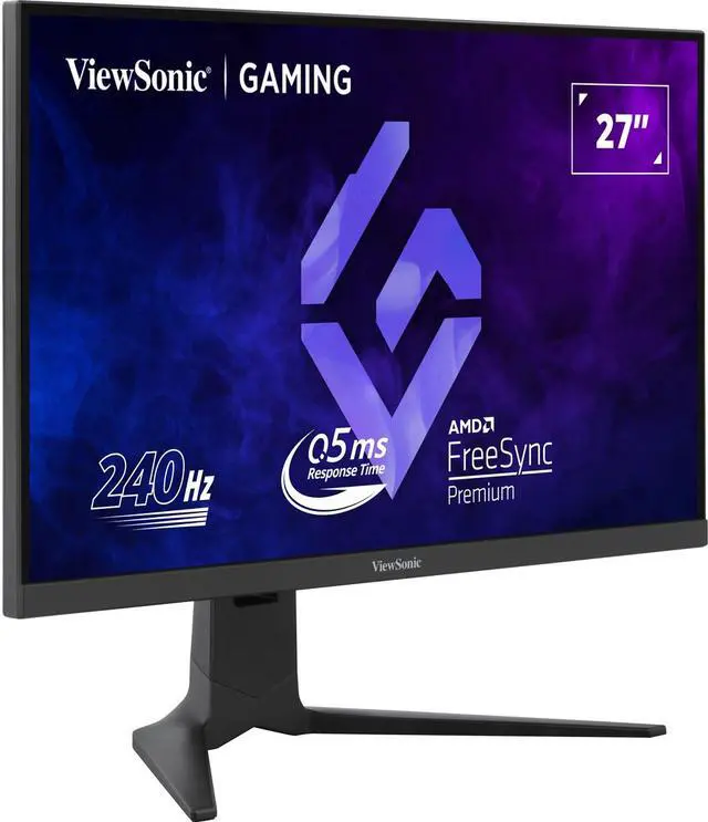 Alt view image 13 of 16 - ViewSonic 27" 240Hz QHD 2560 x 1440 IPS Gaming Monitor with HDMI, DisplayPort, and USB-C