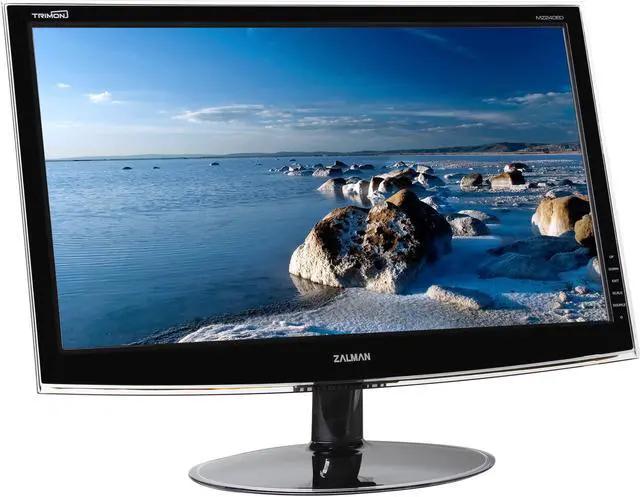 Alt view image 3 of 8 - Zalman 24" LCD Monitor 5 ms D-Sub, DVI MZ240ED