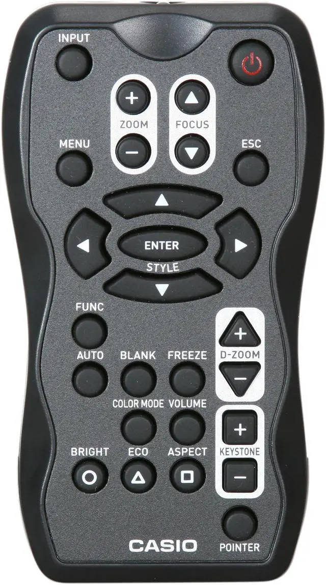 Alt view image 6 of 7 - CASIO Green Slim XJ-A140 XGA 1024x768 2500 Lumens DLP Projector Mercury Free Light Source