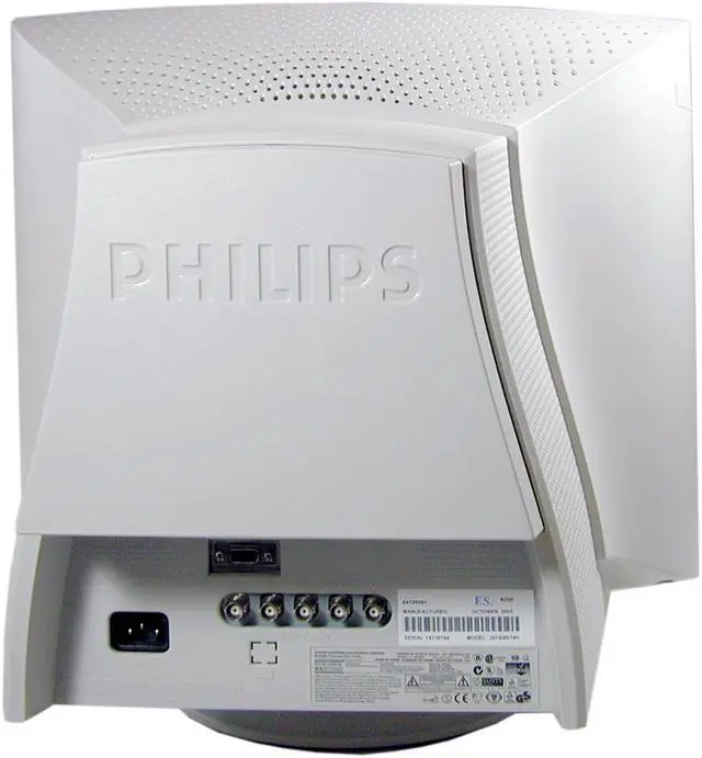 Alt view image 3 of 4 - PHILIPS 201B4074 Beige 21" CRT Monitor 0.25mm Dot Pitch 15-pin D-Sub / 5 BNC