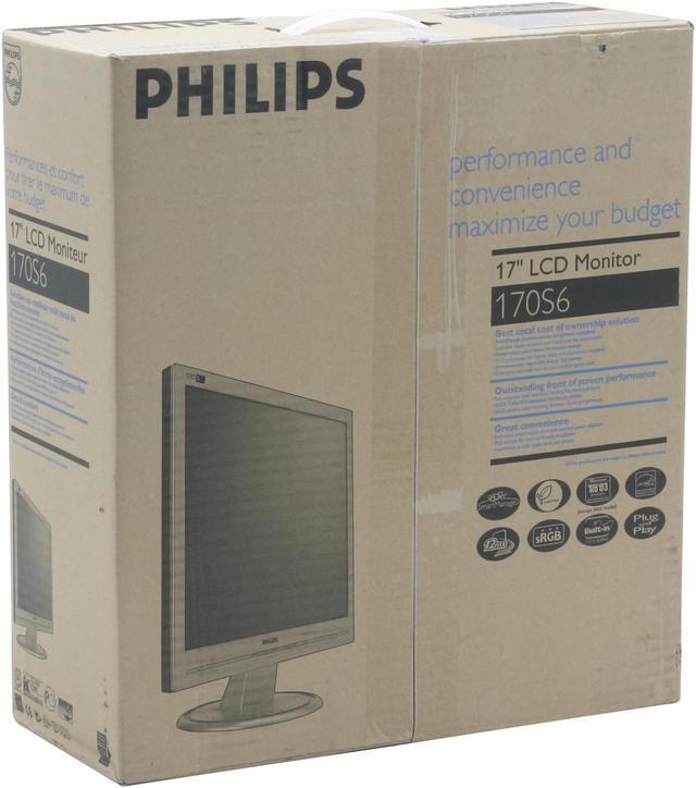 Alt view image 8 of 8 - PHILIPS 17" Active Matrix, TFT LCD SXGA LCD Monitor 12 ms 170S6FB/27