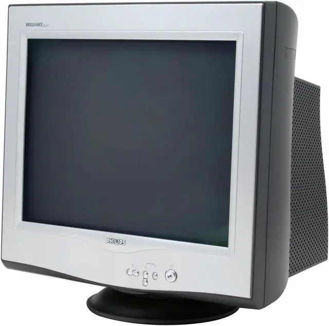 Alt view image 3 of 9 - PHILIPS 202P73/27 Silver-Black 22" CRT Monitor 0.25mm Dot Pitch D-Sub