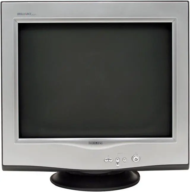 Alt view image 4 of 9 - PHILIPS 202P73/27 Silver-Black 22" CRT Monitor 0.25mm Dot Pitch D-Sub