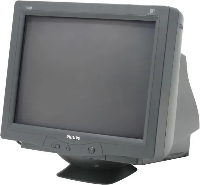 Alt view image 2 of 7 - PHILIPS 109B65/27 Black 19" CRT Monitor 0.25mm Dot Pitch D-Sub
