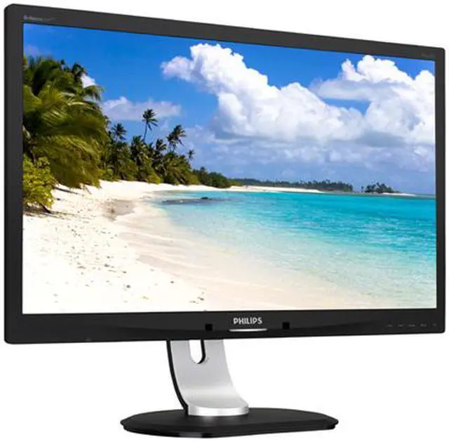Alt view image 2 of 8 - PHILIPS 23" 60 Hz IPS FHD LCD Monitor IPS 14 ms (Typ.) 7 ms (GTG) - SmartResponse D-Sub, DVI, DisplayPort 231P4QPYEB/27