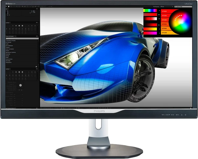 【Philips】4K 28“ モニター HDMI 内蔵スピーカー Philips 288P6LJEB 28