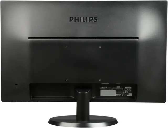 Alt view image 5 of 8 - PHILIPS 223V5LSB Black 21.5" 5ms 1920 x 1080 Widescreen LED Backlight LCD Monitor 250 cd/m2 DCR 10,000,000:1 (1000:1) VGA, DVI-D, Vesa mount, Tilt
