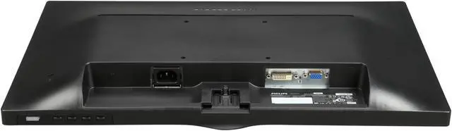 Alt view image 7 of 8 - PHILIPS 223V5LSB Black 21.5" 5ms 1920 x 1080 Widescreen LED Backlight LCD Monitor 250 cd/m2 DCR 10,000,000:1 (1000:1) VGA, DVI-D, Vesa mount, Tilt