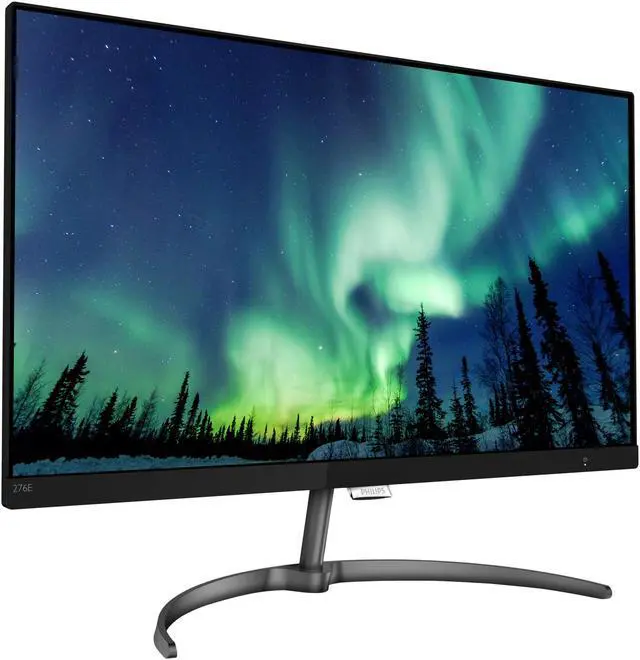 Alt view image 3 of 8 - Philips 276E8VJSB 27" monitor, 4K UHD 3840x2160 IPS, 1 billion+ colors, UltraNarrow borders, LowBlue, MultiView, DispalyPort/2xHDMI 2.0