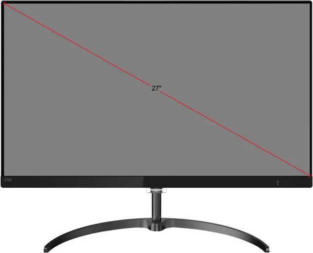 Alt view image 8 of 8 - Philips 276E8VJSB 27" monitor, 4K UHD 3840x2160 IPS, 1 billion+ colors, UltraNarrow borders, LowBlue, MultiView, DispalyPort/2xHDMI 2.0