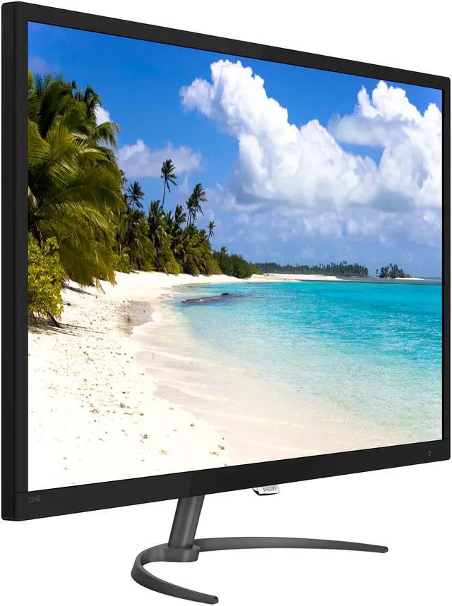 Alt view image 4 of 6 - Philips 326E8FJSB/27 31.5" 2560x1440 QHD 2K VGA DVI-D DisplayPort HDMI AMD FreeSync Flciker-Free Low Blue Light LED LCD Monitor