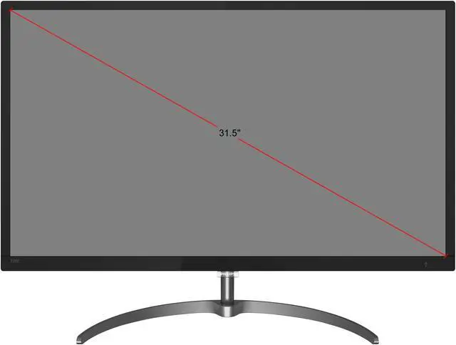 Alt view image 6 of 6 - Philips 326E8FJSB/27 31.5" 2560x1440 QHD 2K VGA DVI-D DisplayPort HDMI AMD FreeSync Flciker-Free Low Blue Light LED LCD Monitor