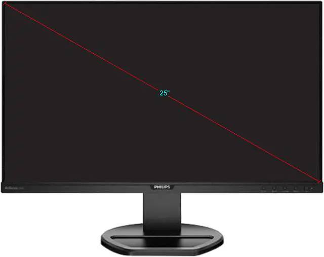 Alt view image 2 of 7 - PHILIPS 25" 60 Hz IPS Monitor 5 ms 252B9