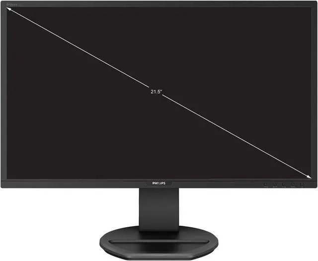 Alt view image 2 of 5 - PHILIPS 22" (21. 5" Viewable) 60 Hz TN FHD LCD Monitor 1 ms (GTG) 1920 x 1080 D-Sub, DVI, HDMI, DisplayPort 221B8LJEB