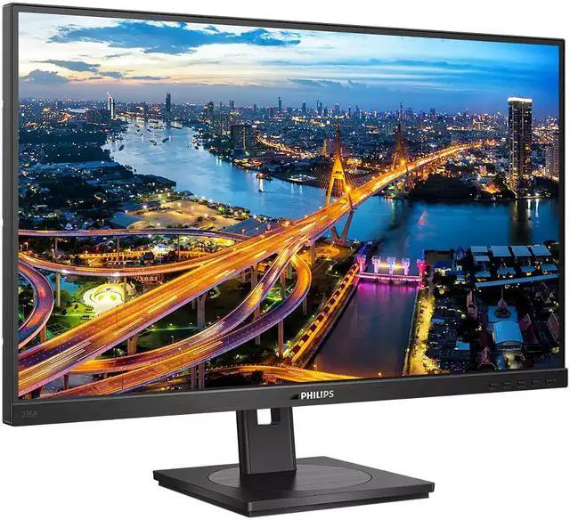 Alt view image 2 of 7 - PHILIPS 27" 75 Hz IPS QHD Height Adjustable IPS Monitor 4 ms (Gray to Gray) 2560 x 1440 (2K) HDMI, DisplayPort, USB-C, RJ45, Audio out 276B1