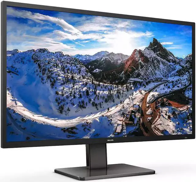 Alt view image 2 of 6 - PHILIPS 43" 60 Hz VA UHD Monitor 4 ms (Gray to Gray) 3840 x 2160 (4K) NTSC 105%, sRGB 126%, Adobe RGB 90% Flat Panel 439P1