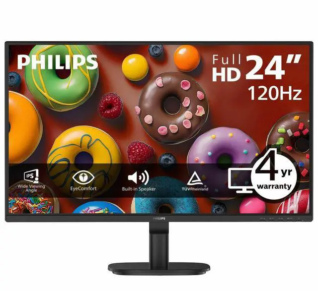 Main image of Philips 24B2N2200 24" Class Full HD LED Monitor - 16:9 - 23.8" Viewable - IPS - WLED Backlight - 1920 x 1080 - 16.7 Million Colors - Adaptive Sync - 300 Nit - 4 ms - 120 Hz - HDMI - VGA - DP
