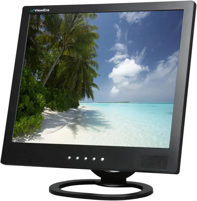 Main image of ViewEra 19" Active Matrix, TFT LCD SXGA LCD Video Monitor 5 ms D-Sub, S-Video, Composite V191HV (black) V191HV-B
