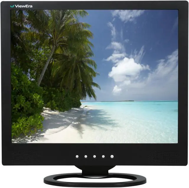 Alt view image 2 of 8 - ViewEra 19" Active Matrix, TFT LCD SXGA LCD Video Monitor 5 ms D-Sub, S-Video, Composite V191HV (black) V191HV-B